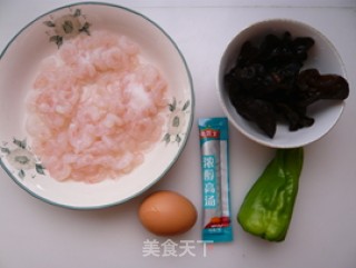 给孩子全面的营养-----木耳虾仁蛋的做法步骤：1