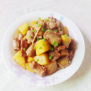 土豆焖排骨的做法步骤：9