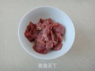 番茄肉片的做法步骤：2