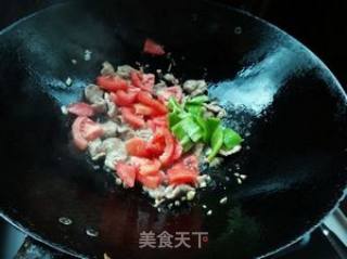 番茄肉片的做法步骤：5