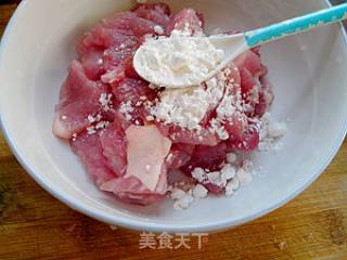 酸酸开胃菜——茄汁肉片的做法步骤：1