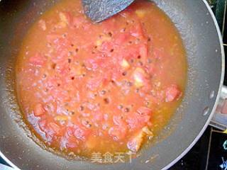 酸酸开胃菜——茄汁肉片的做法步骤：10