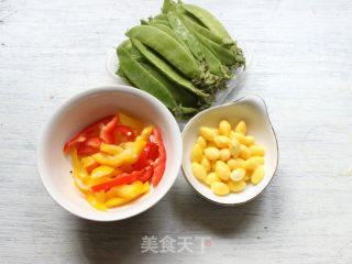 白果荷兰豆的做法步骤：1