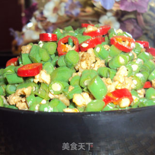 豆角炒肉末的做法步骤：6