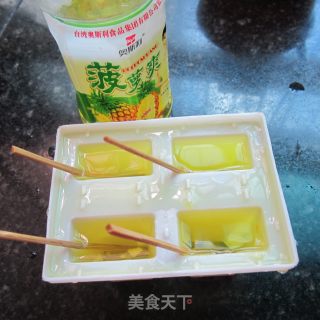 菠萝爽冰棍的做法步骤：4