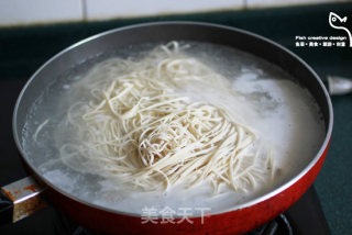 食面埋伏——三丝花生酱冷面的做法步骤：2