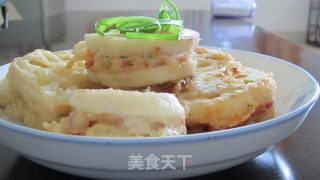 莲藕盒的做法步骤：7