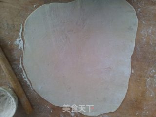 滚圪针芽菜（鬼针草）煎饼的做法步骤：3