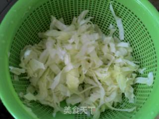 简易版家常炒面的做法步骤：2