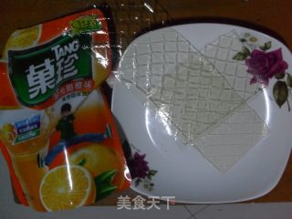 甜橙味椰丝冻的做法步骤：2