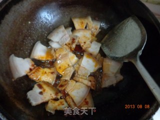 回锅肉的做法步骤：5