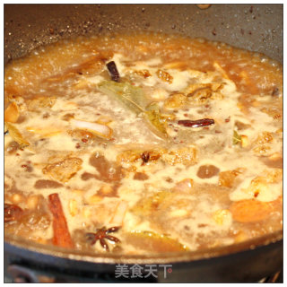 咸鲜味美---花生酱焖牛肉的做法步骤：7