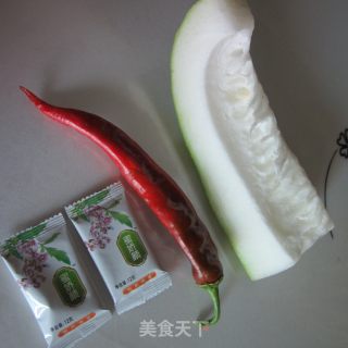 红烧蜂蜜冬瓜的做法步骤：1