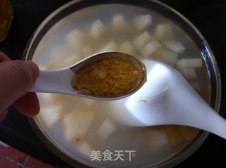 糯米桂花圆子梨汤的做法步骤：13