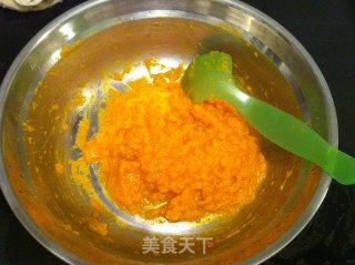 南瓜双面发糕的做法步骤：3