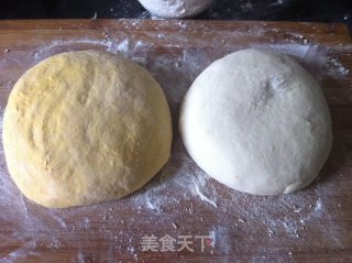 双色花卷馒头----南瓜南瓜的做法步骤：8