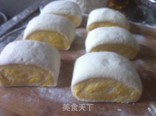 双色花卷馒头----南瓜南瓜的做法步骤：16