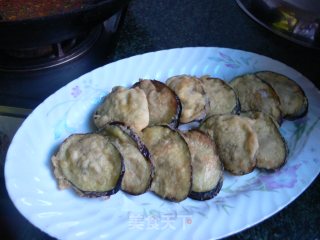 鱼香茄饼的做法步骤：7