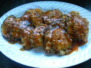 鱼香茄饼的做法步骤：10