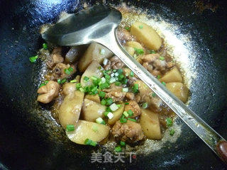 香芋烧鸡翅的做法步骤：18