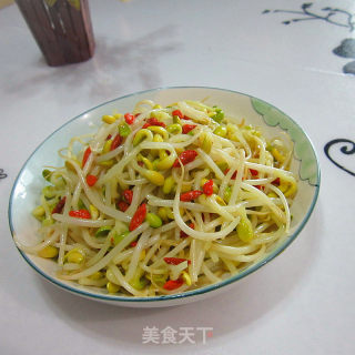 素炒豆芽菜的做法步骤：7