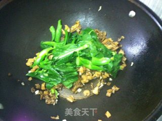 梅菜炒芥兰的做法步骤：6