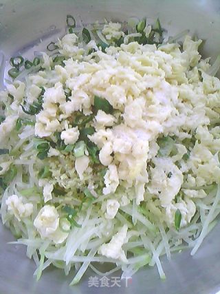 西葫芦鸡蛋水饺的做法步骤：5