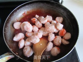 茄汁虾丸的做法步骤：13