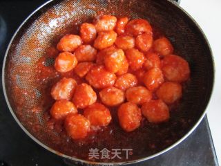 茄汁虾丸的做法步骤：14