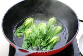 香菇菜心的做法步骤：2