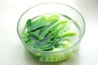 香菇菜心的做法步骤：3