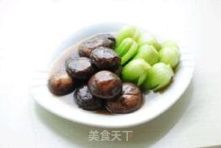 香菇菜心的做法步骤：8