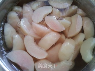 蜜汁糖水桃罐头的做法步骤：7