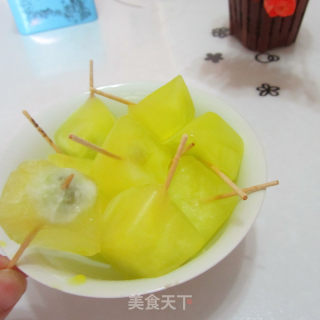 菠萝爽葡萄冰块的做法步骤：7