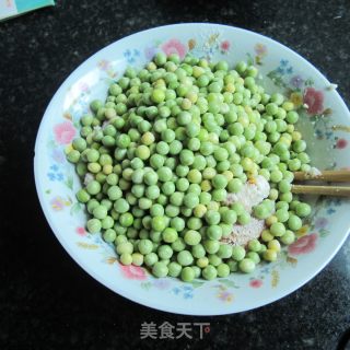 青豆米粉肉的做法步骤：7