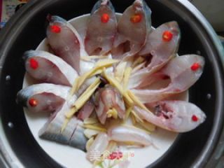 清蒸孔雀鳊鱼的做法步骤：5