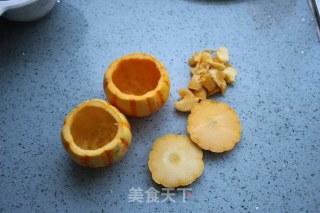 金瓜蒸雪蛤的做法步骤：6