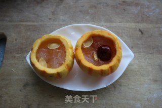 金瓜蒸雪蛤的做法步骤：8