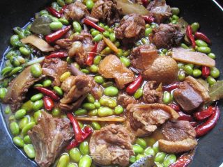 毛豆烧鸭的做法步骤：12
