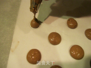 巧克力马卡龙的做法步骤：9