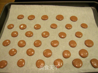 巧克力马卡龙的做法步骤：10