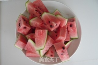 甜甜蜜蜜——西瓜汁的做法步骤：2