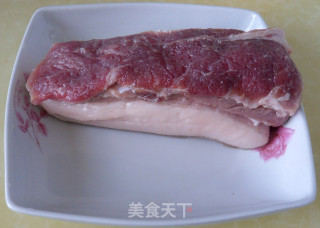 苦瓜回锅肉的做法步骤：1