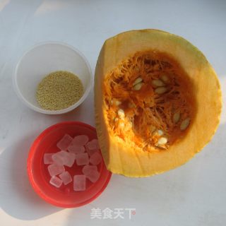 南瓜小米糊的做法步骤：1