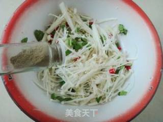 包烧金针菇的做法步骤：4