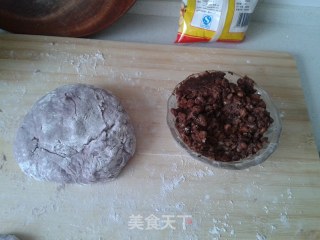 奶香紫薯小饼的做法步骤：4