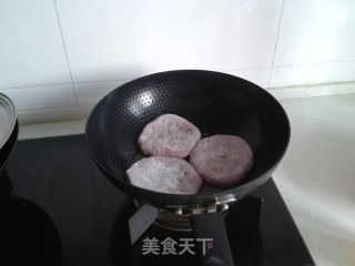 奶香紫薯小饼的做法步骤：6
