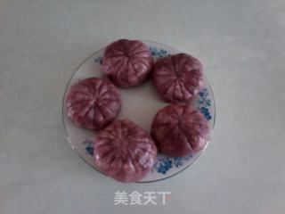奶香紫薯小馒头的做法步骤：8