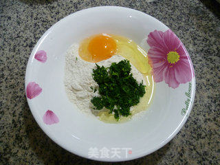 艾草油煎饼的做法步骤：9