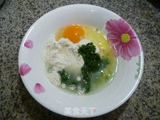 艾草油煎饼的做法步骤：11